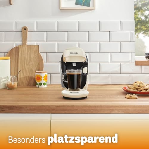 Tassimo Style TAS1107 – Kapselmaschine, über 70 Getränke, INTELLIBREW™, 1400W, Creme - CremaKafe Edition