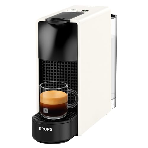 Essenza Mini XN1101 – Kapselmaschine, 19 Bar, Ultrakompakt, Pure White - CremaKafe Edition