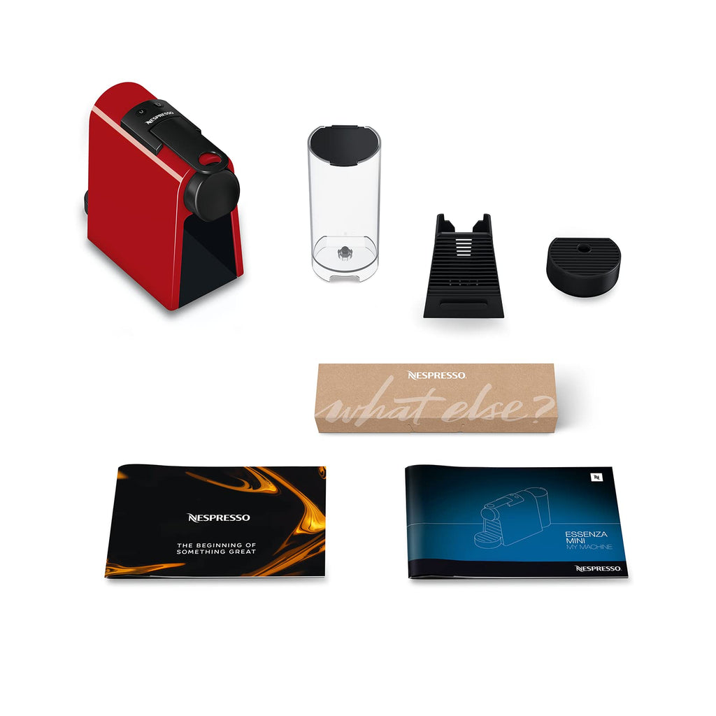 Essenza Mini EN85.R – Kapselmaschine, 19 Bar, Rot - CremaKafe Edition