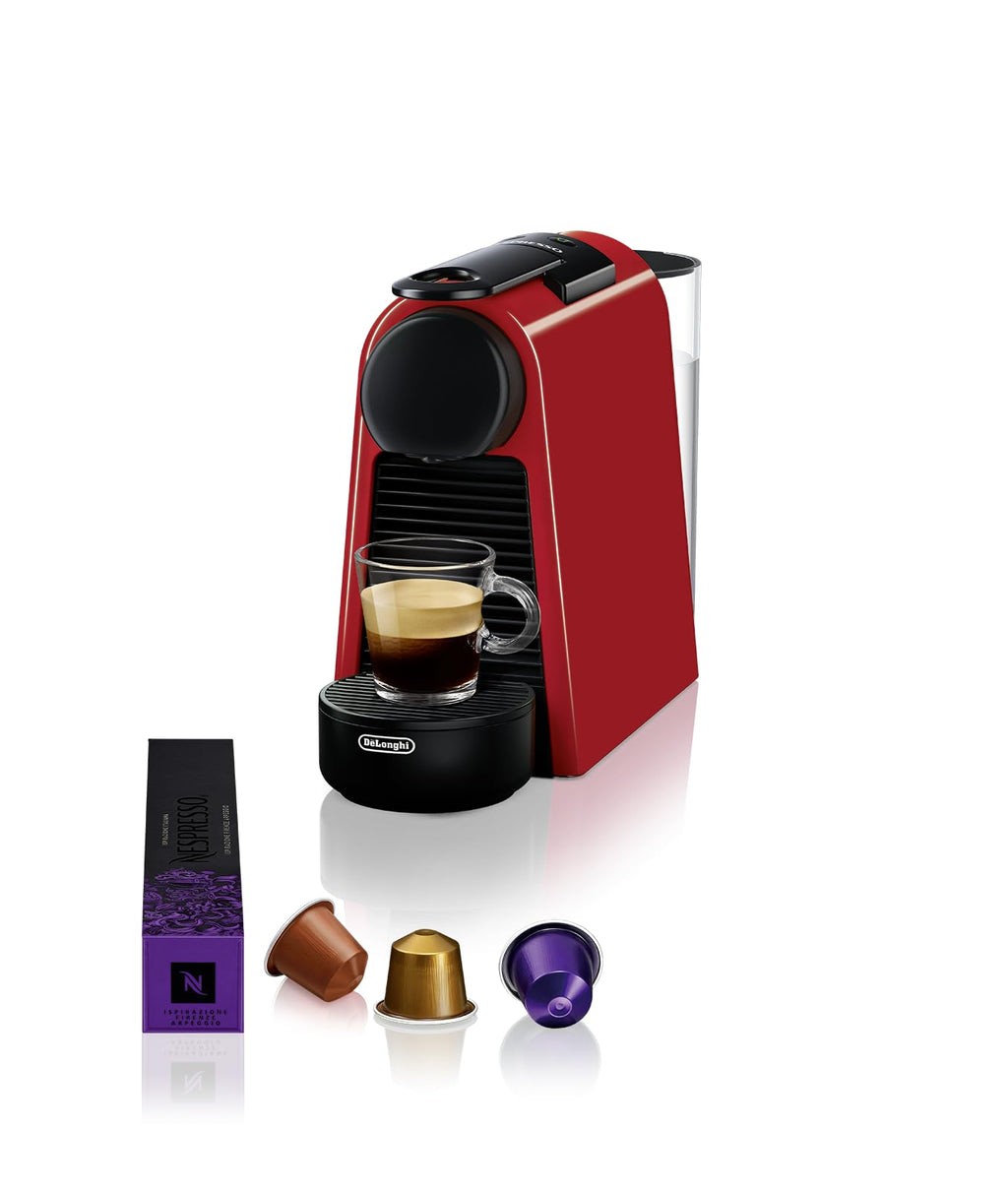Essenza Mini EN85.R – Kapselmaschine, 19 Bar, Rot - CremaKafe Edition