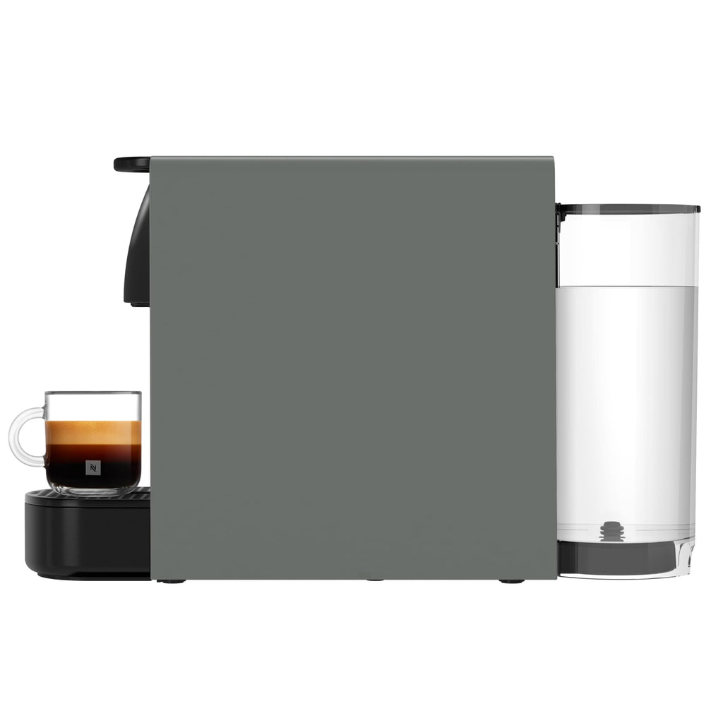 Essenza Mini XN110B – Kapselmaschine, 19 Bar, Ultrakompakt, Grau - CremaKafe Edition