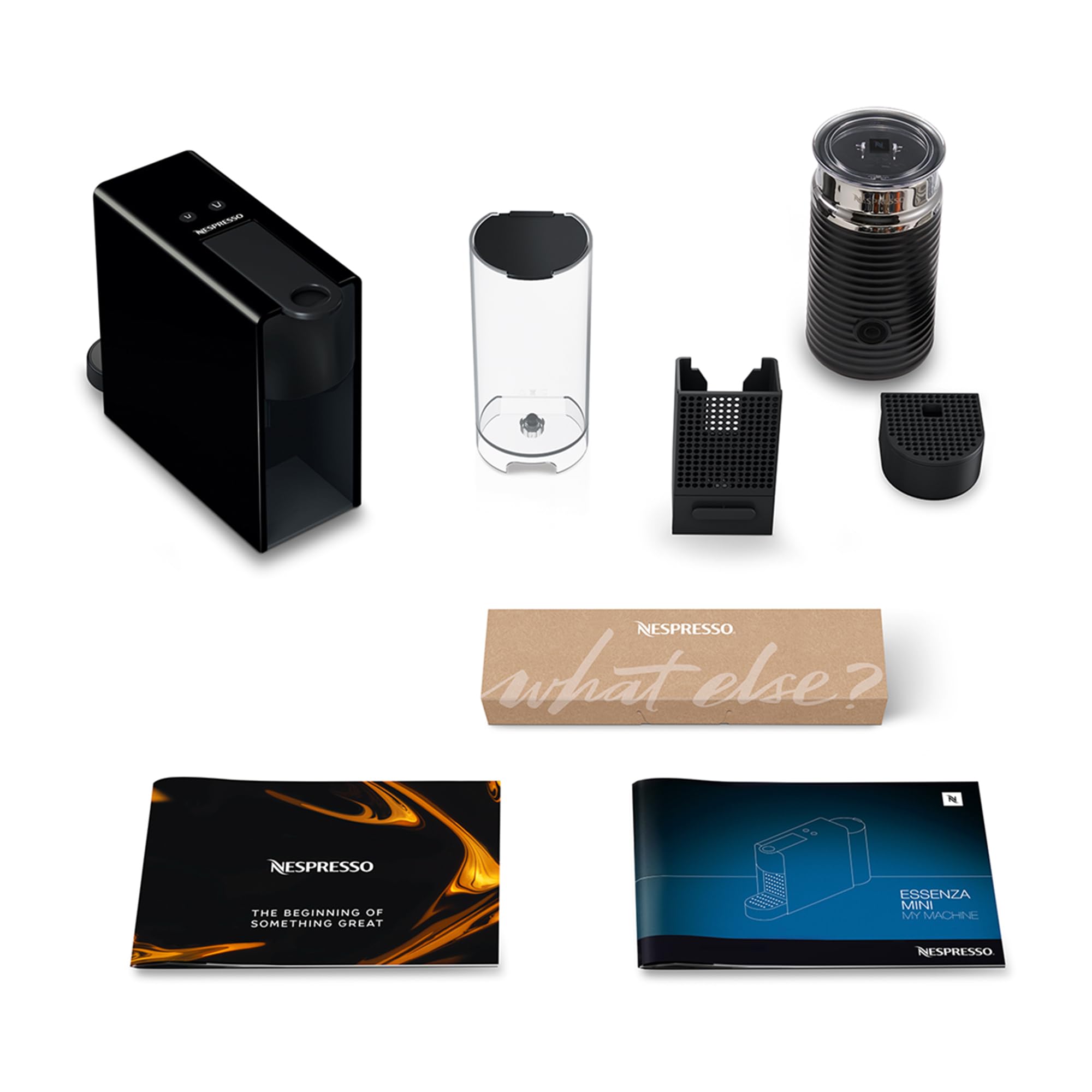 Essenza Mini XN1108 – Kapselmaschine, 19 Bar, Energieklasse A, Schwarz - CremaKafe Edition