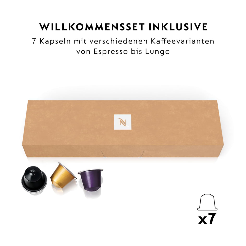Essenza Mini EN85.BKMT – Kapselmaschine, 19 Bar, Mattschwarz - CremaKafe Edition