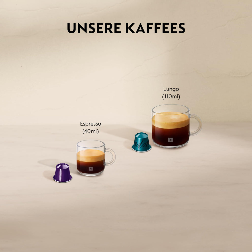 Essenza Mini XN110B – Kapselmaschine, 19 Bar, Ultrakompakt, Grau - CremaKafe Edition