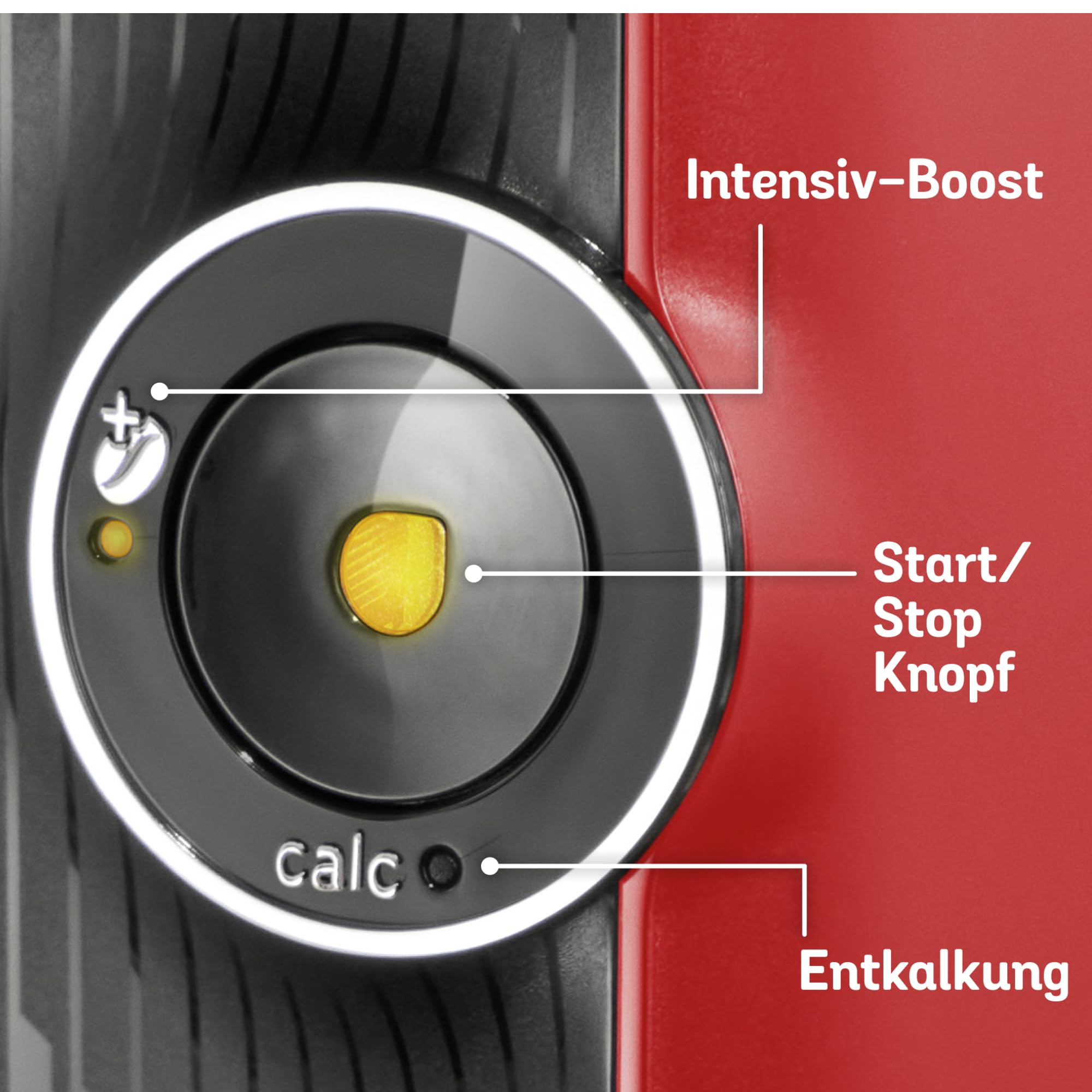 Tassimo Finesse TAS163E – Kapselmaschine mit IntensityBoost, über 70 Getränke, 1400W, Rot/Schwarz - CremaKafe Edition