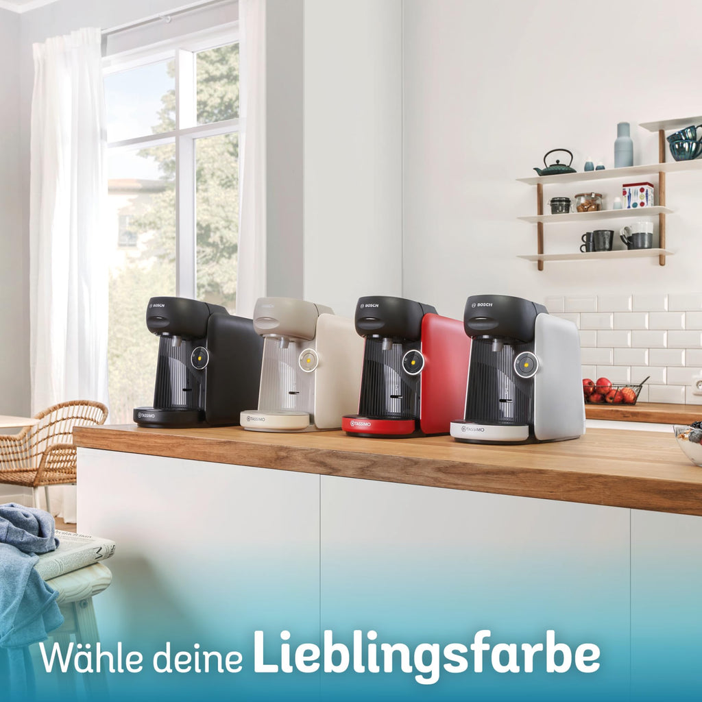 Tassimo Finesse TAS167P – Kapselmaschine mit IntensityBoost, über 70 Getränke, 1400W, Creme - CremaKafe Edition