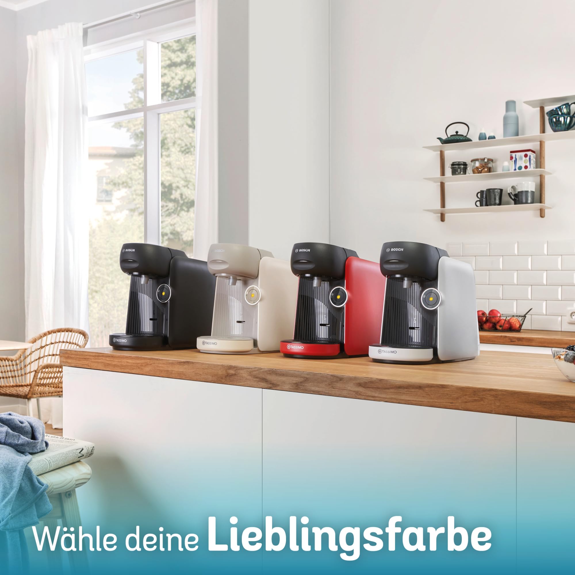 Tassimo Finesse TAS167P – Kapselmaschine mit IntensityBoost, über 70 Getränke, 1400W, Creme - CremaKafe Edition
