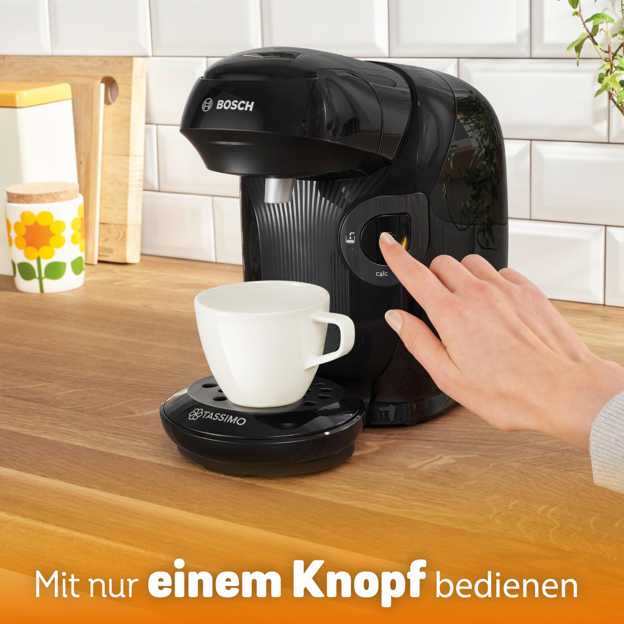 Tassimo Style TAS1102 – Kapselmaschine, über 70 Getränke, INTELLIBREW™, 1400W, Schwarz - CremaKafe Edition