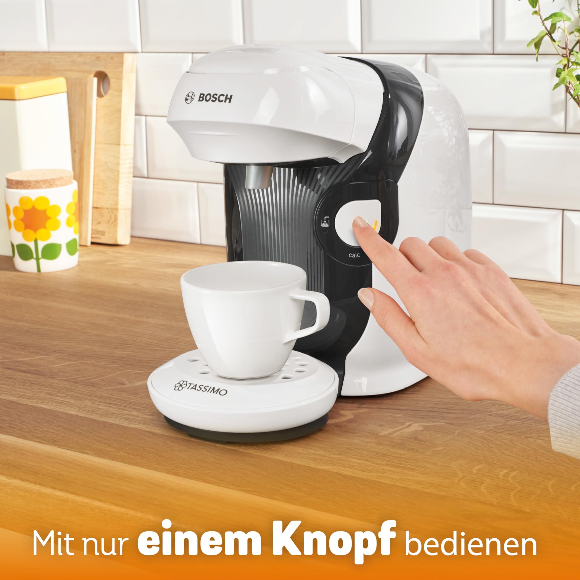 Tassimo Style TAS1104 – Kapselmaschine, über 70 Getränke, INTELLIBREW™, 1400W, Weiss - CremaKafe Edition