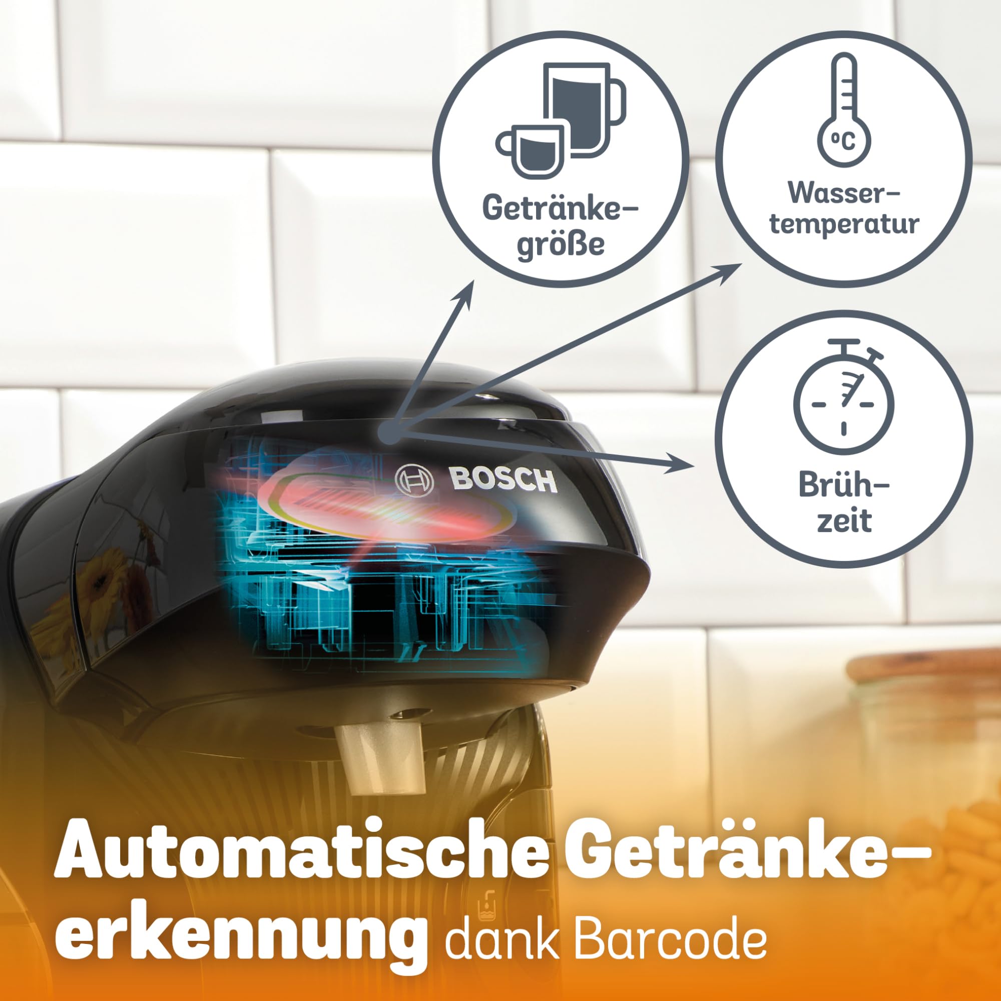 Tassimo Style TAS1102 – Kapselmaschine, über 70 Getränke, INTELLIBREW™, 1400W, Schwarz - CremaKafe Edition