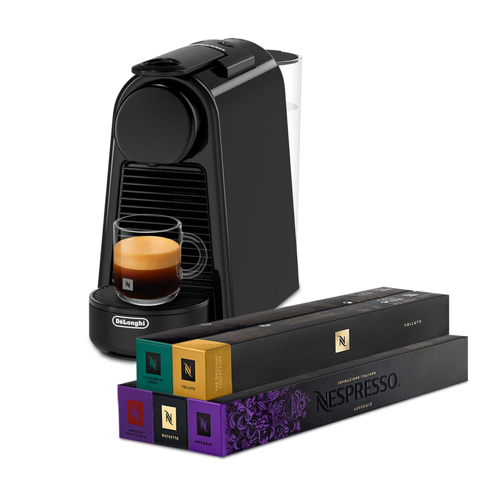 Essenza Mini EN85.B – Kapselmaschine, 19 Bar, Kompakt, Schwarz - CremaKafe Edition