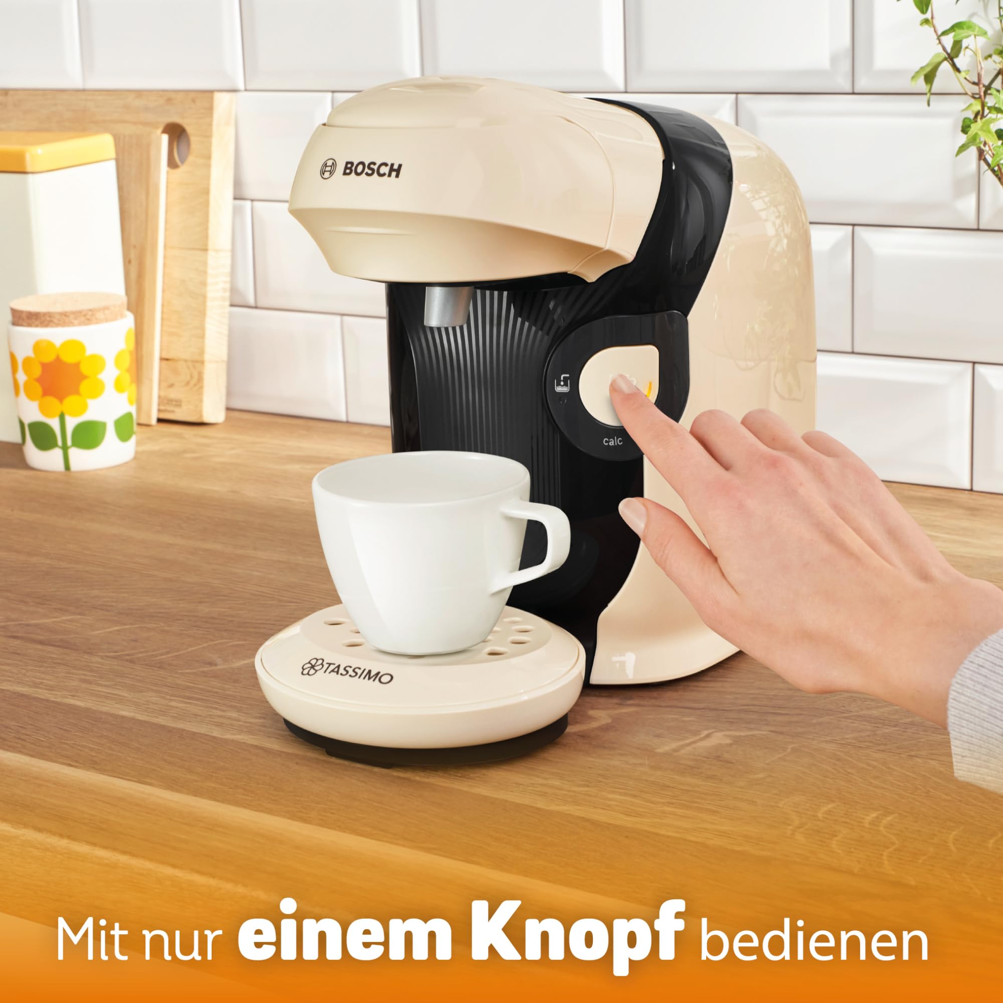 Tassimo Style TAS1107 – Kapselmaschine, über 70 Getränke, INTELLIBREW™, 1400W, Creme - CremaKafe Edition