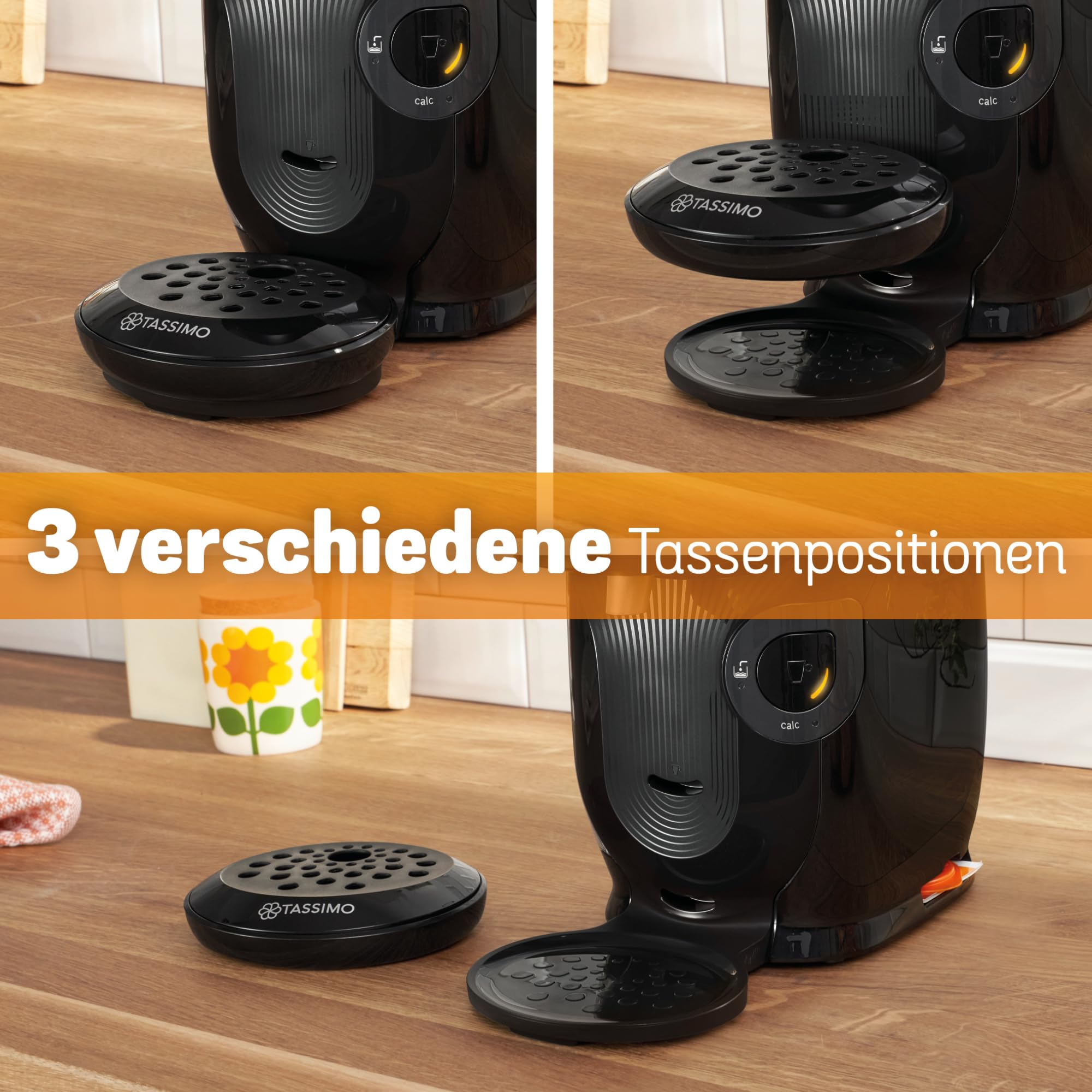 Tassimo Style TAS1102 – Kapselmaschine, über 70 Getränke, INTELLIBREW™, 1400W, Schwarz - CremaKafe Edition