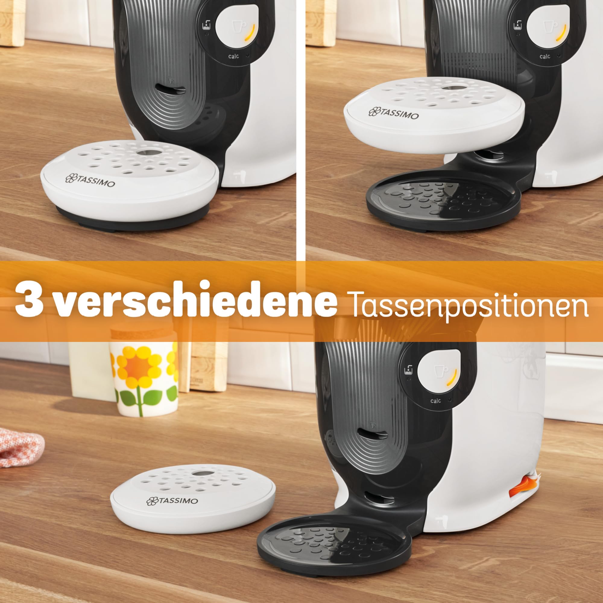 Tassimo Style TAS1104 – Kapselmaschine, über 70 Getränke, INTELLIBREW™, 1400W, Weiss - CremaKafe Edition